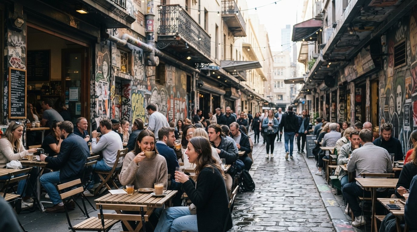 Melbourne CBD: laneways, trams and the city’s edible centre