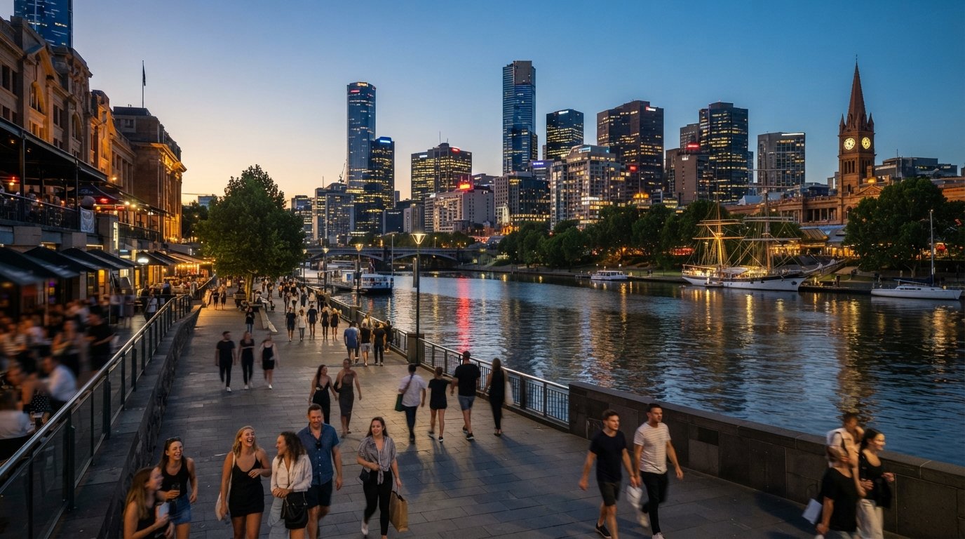 Southbank, Melbourne: riverfront gloss, galleries and skyline drinks