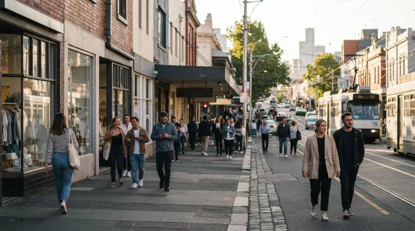 South Yarra, Melbourne: gloss, gardens and the long walk between them