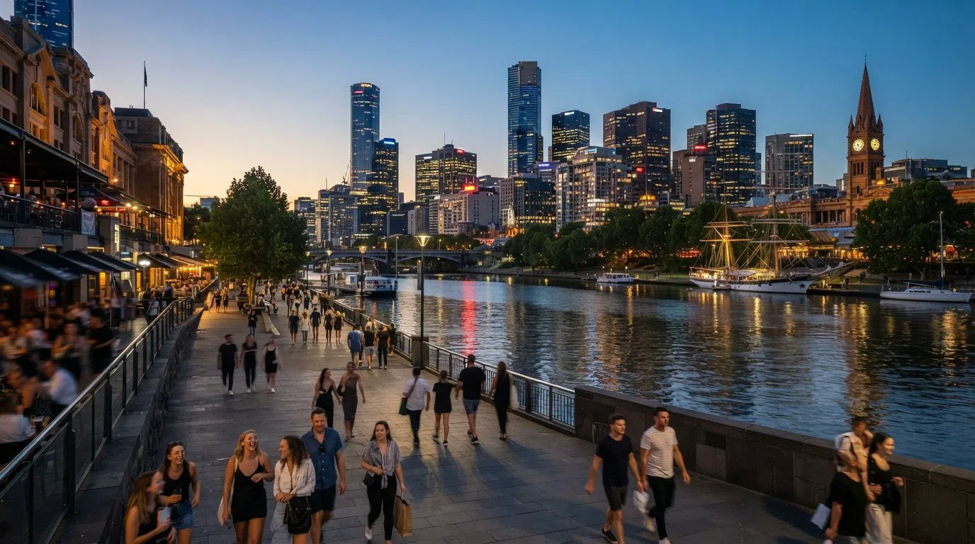 Southbank, Melbourne: riverfront gloss, galleries and skyline drinks